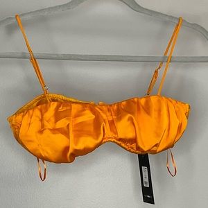 Orange Thrilling Weekend Bralette Top Fashion Nova